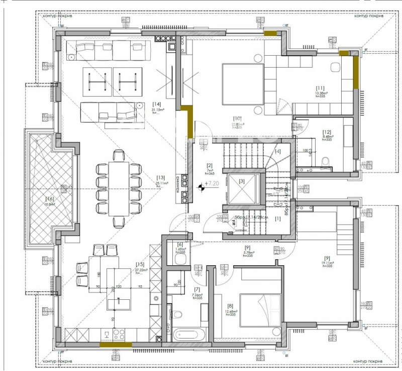 En venta  3+ dormitorios Sofia , Dragalevtsi , 303 metros cuadrados | 65730432 - imagen [4]