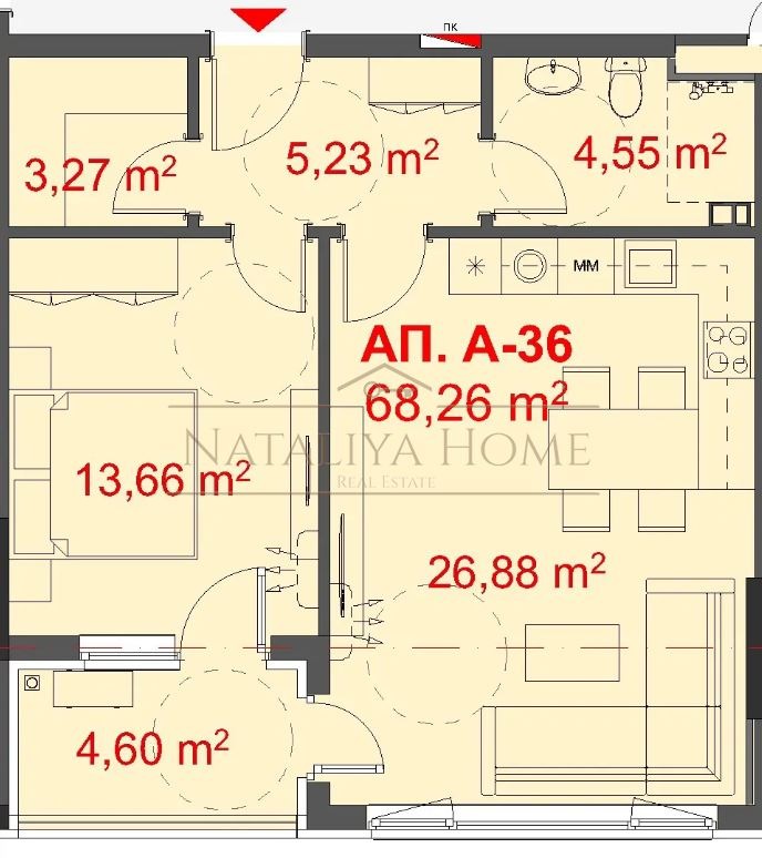 Na prodej  1 ložnice Burgas , Slavejkov , 79 m2 | 58372504 - obraz [2]