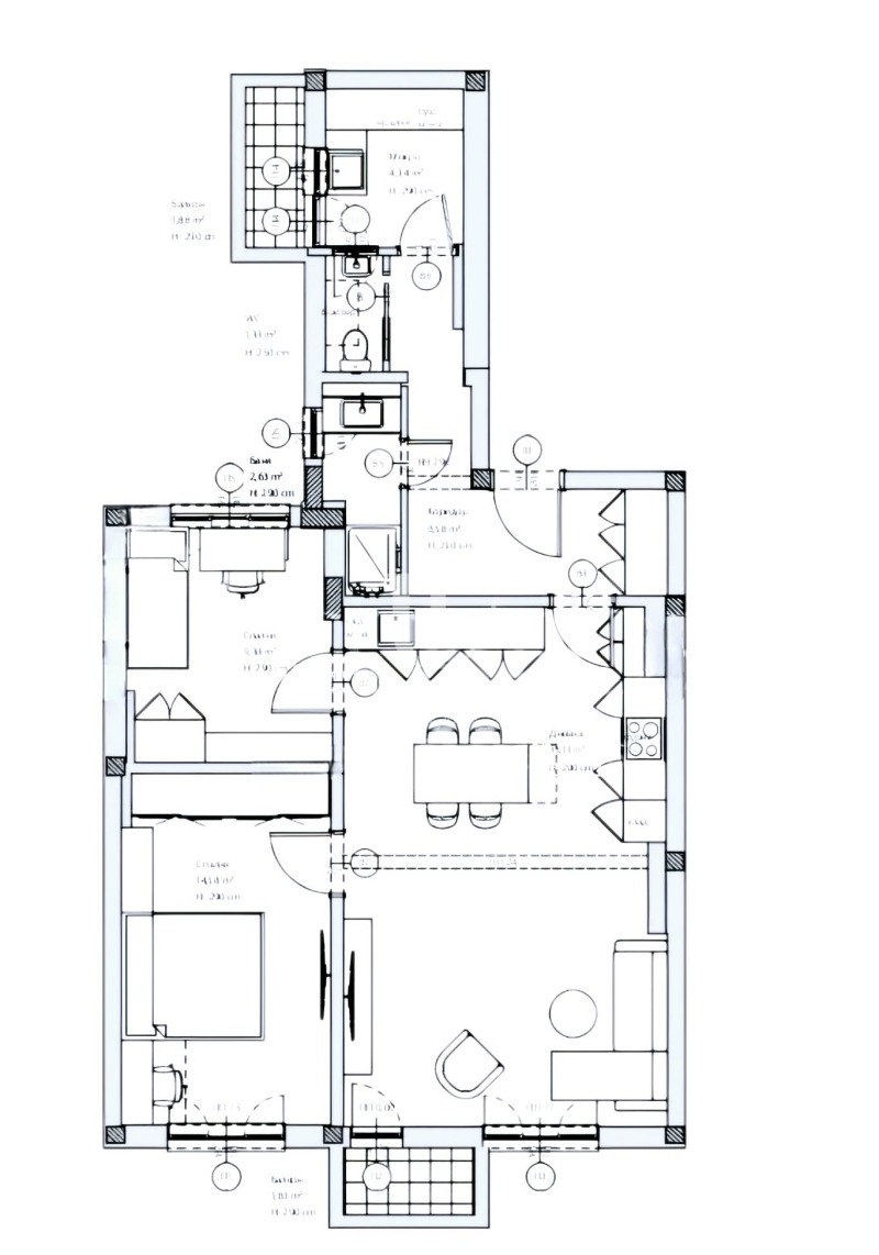 Продава 3-СТАЕН, гр. София, Оборище, снимка 8 - Апартаменти - 53174110