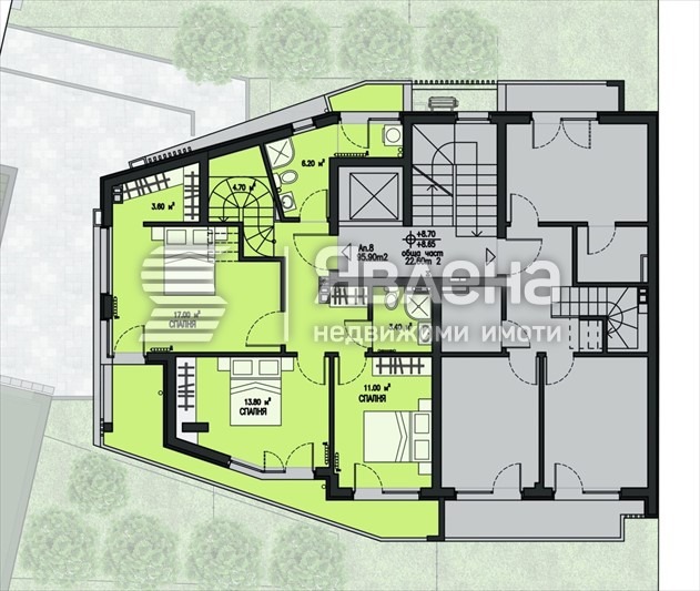 Продава 4-СТАЕН, гр. София, Бояна, снимка 2 - Апартаменти - 54963251