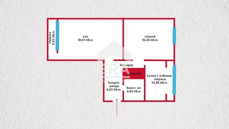 Продается  2 спальни Търговище , Запад 3 , 62 кв.м | 55798921 - изображение [8]