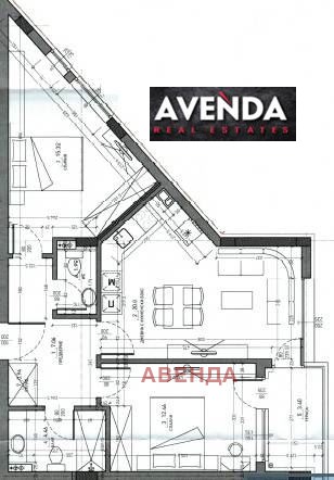 In vendita  2 camere da letto Sofia , Studentski grad , 96 mq | 89513043 - Immagine [5]