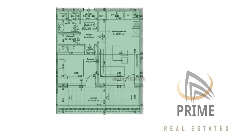 Продава 2-СТАЕН, гр. Бургас, Славейков, снимка 2 - Апартаменти - 53003919