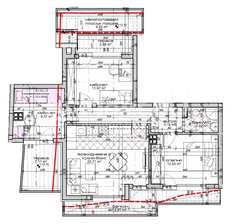 Продава  4-стаен град Варна , Колхозен пазар , 134 кв.м | 51013258 - изображение [4]