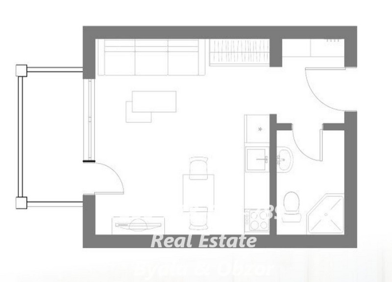 Продава 1-СТАЕН в област Варна, гр. Бяла - 33 кв.м / 53 811 € » 105 245.17 лв., РИАЛТИ ИНВЕСТ БГ - БЯЛА И ОБЗОР