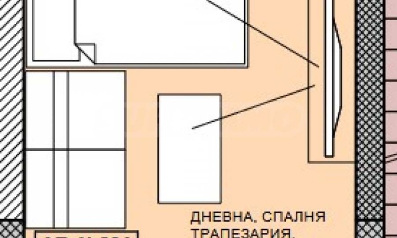 На продаж  Студія область Бургас , Поморие , 34 кв.м | 58270436 - зображення [2]