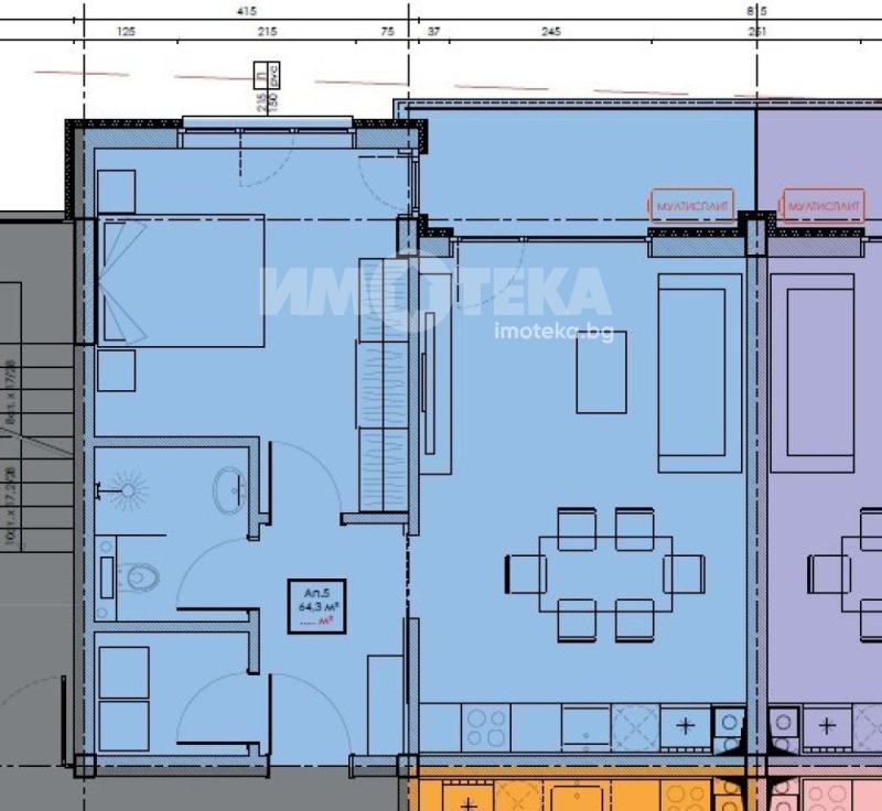 Zu verkaufen  1 Schlafzimmer Warna , Wladislaw Warnentschik 1 , 73 qm | 36740442 - Bild [2]