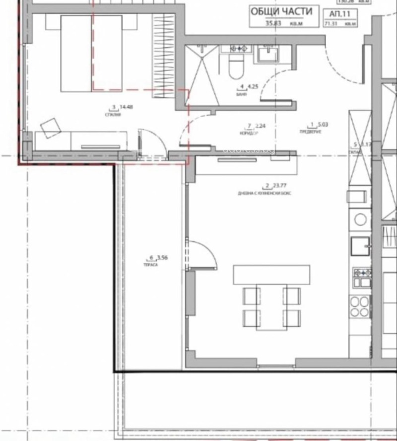 Продава 2-СТАЕН, гр. София, Малинова долина, снимка 3 - Апартаменти - 53284682