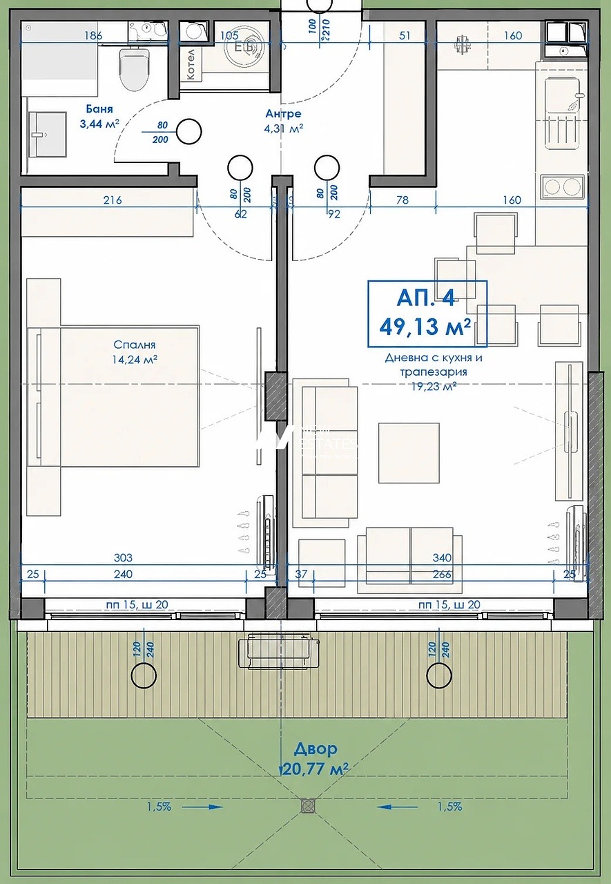 Продава 2-СТАЕН, гр. София, Витоша, снимка 6 - Апартаменти - 55091180
