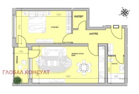 1 Schlafzimmer Peshtersko schose, Plowdiw 1