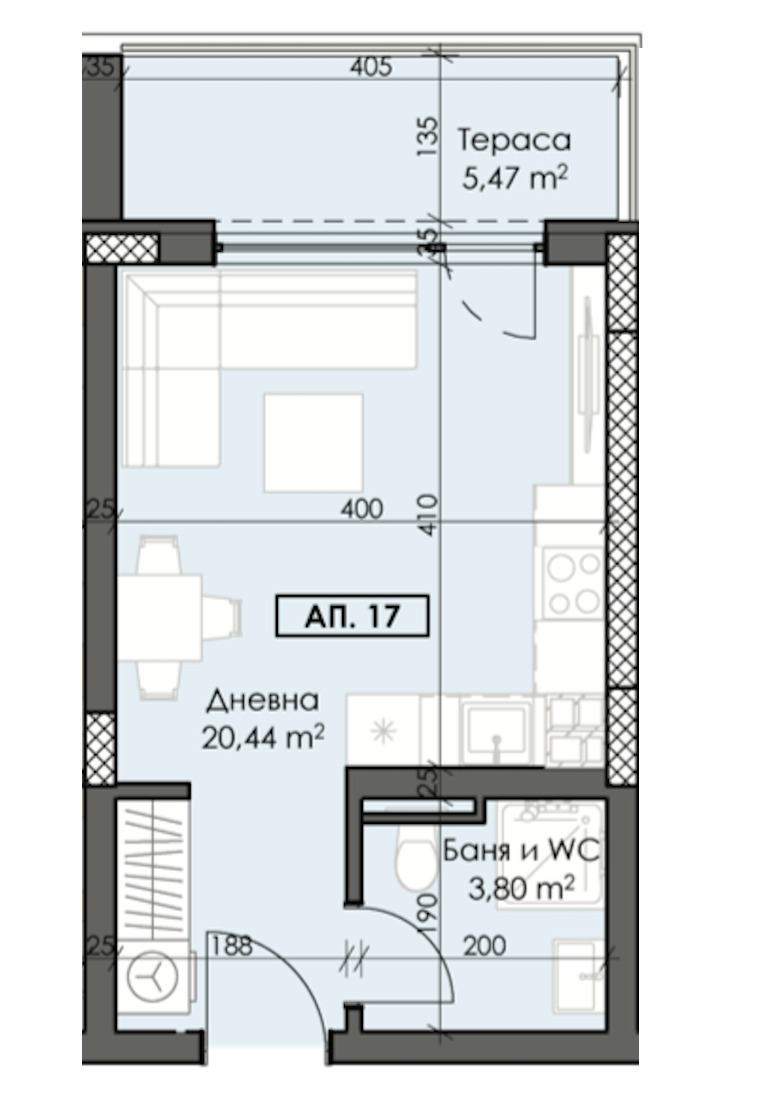 À vendre  Studio Plovdiv , Trakiya , 43 m² | 52247690 - image [5]