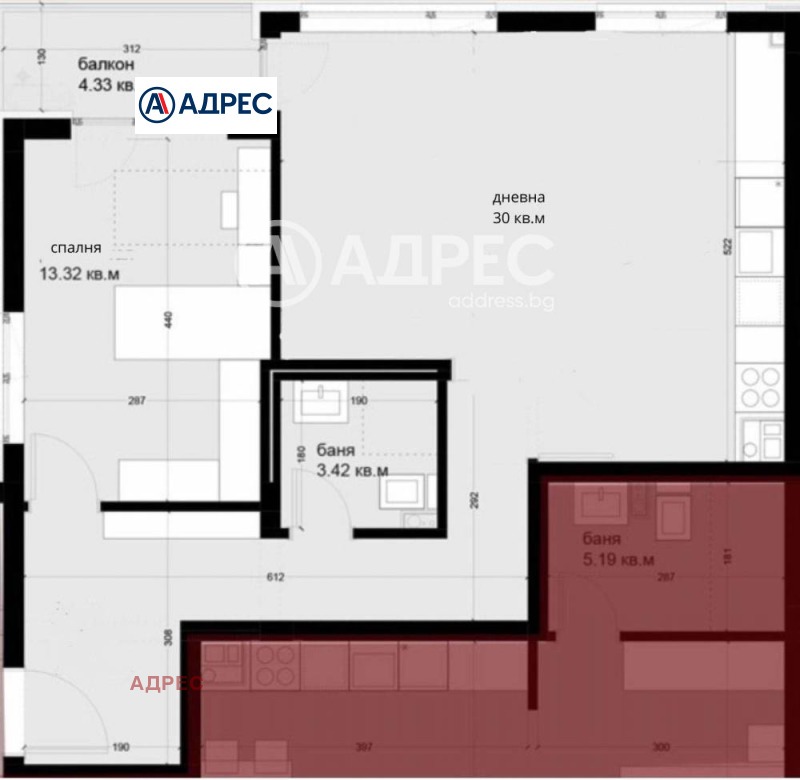 Продава 2-СТАЕН, гр. Варна, Цветен квартал, снимка 4 - Апартаменти - 53112622