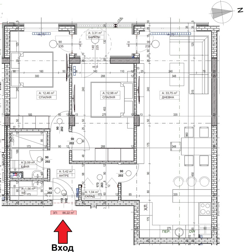 Продава  3-стаен град София , Слатина , 98 кв.м | 60750916 - изображение [2]