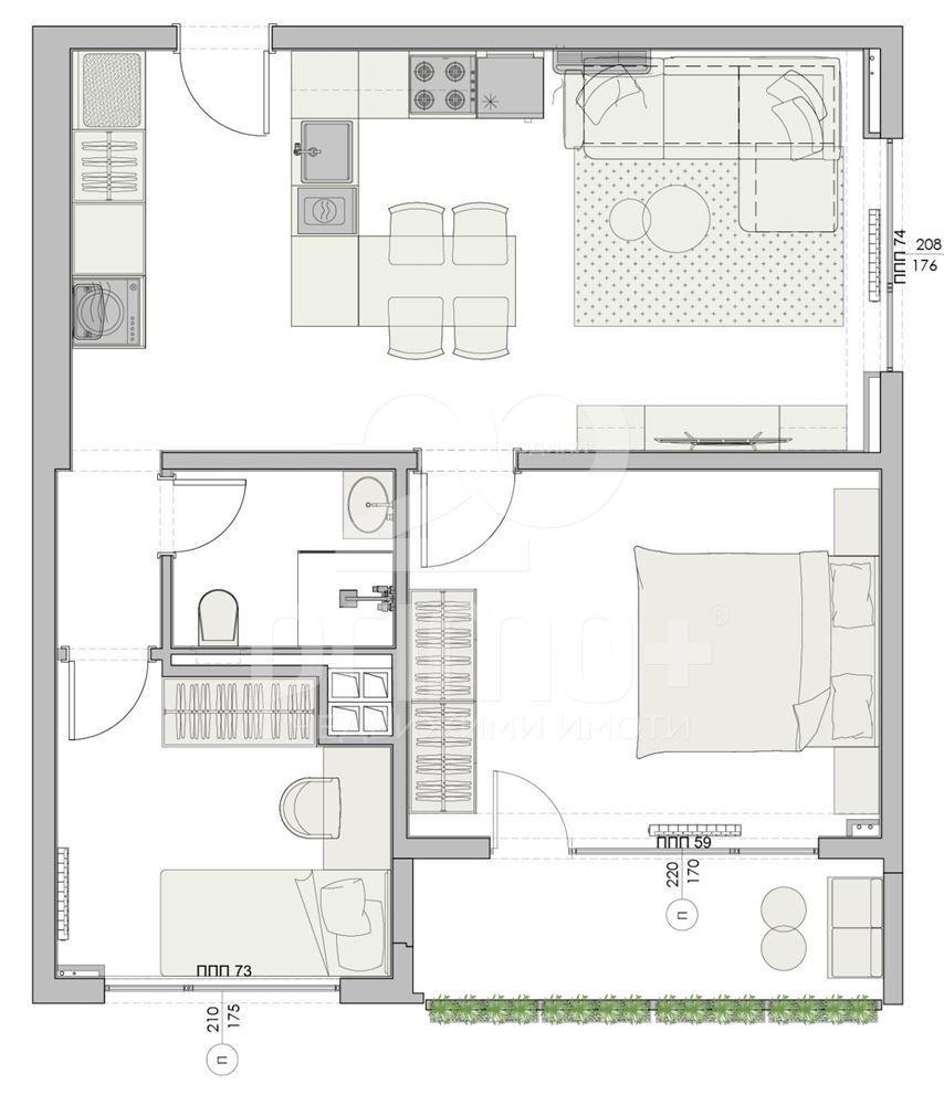 Продава 2-СТАЕН, гр. София, Сухата река, снимка 13 - Апартаменти - 54188722