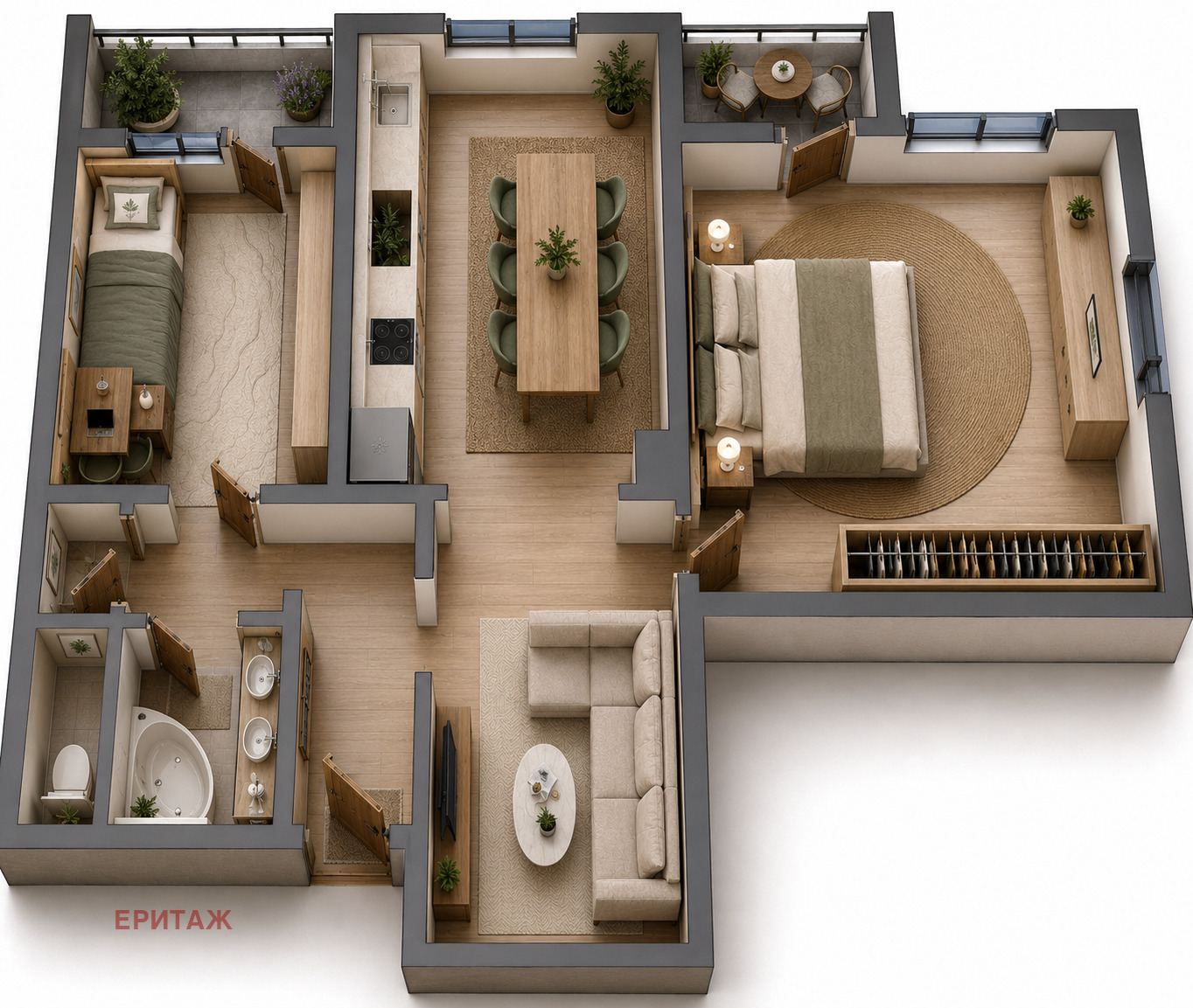 Продава 3-СТАЕН, гр. София, Оборище, снимка 14 - Апартаменти - 55721200