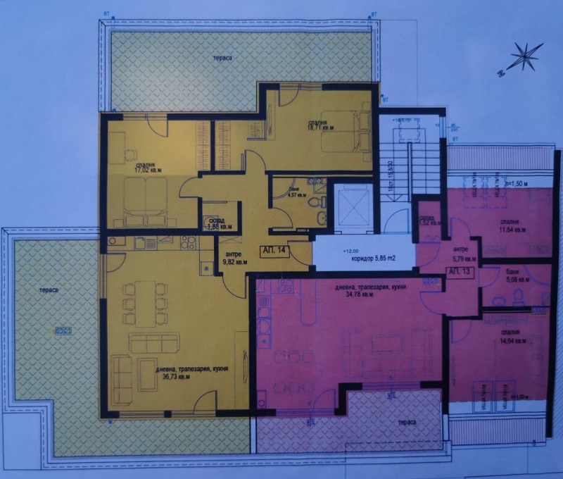 Продава 3-СТАЕН, гр. Елин Пелин, област София област, снимка 2 - Aпартаменти - 46519950