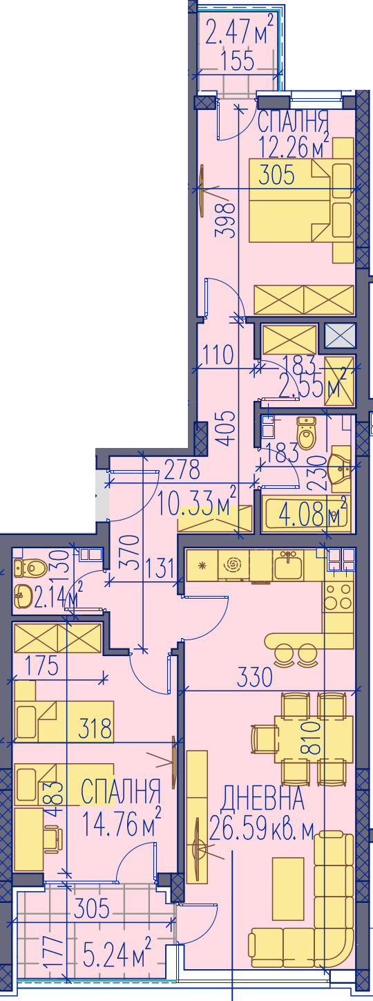 Satılık  2 yatak odası Plovdiv , Kamenica 2 , 99 metrekare | 76731927 - görüntü [6]
