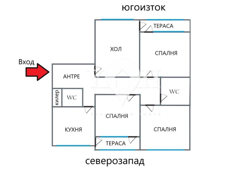 Продава 4-СТАЕН, гр. София, Обеля 2, снимка 2 - Aпартаменти - 47404360