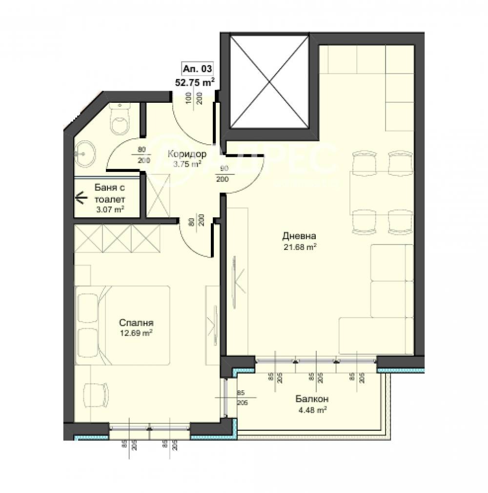 Продава 2-СТАЕН, гр. Варна, Аспарухово, снимка 2 - Апартаменти - 55090959