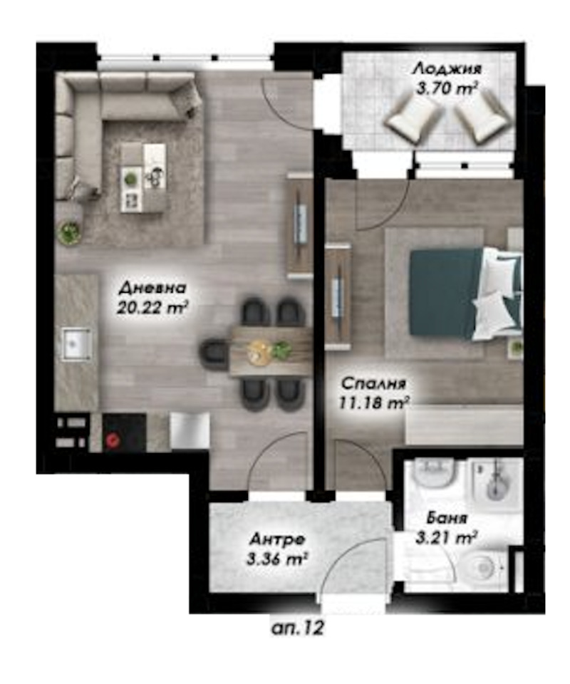 Продава 2-СТАЕН, гр. Пловдив, Остромила, снимка 3 - Апартаменти - 52836990