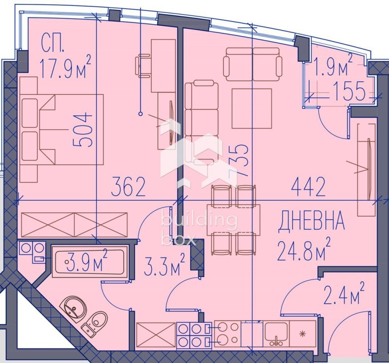 Продава 2-СТАЕН, гр. Пловдив, Христо Смирненски, снимка 4 - Aпартаменти - 46951033