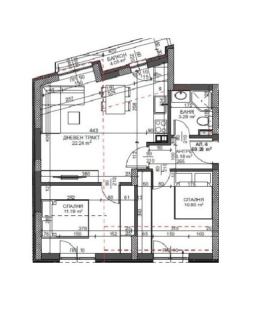 Продава 3-СТАЕН, гр. Варна, Погреби, снимка 5 - Aпартаменти - 49055459