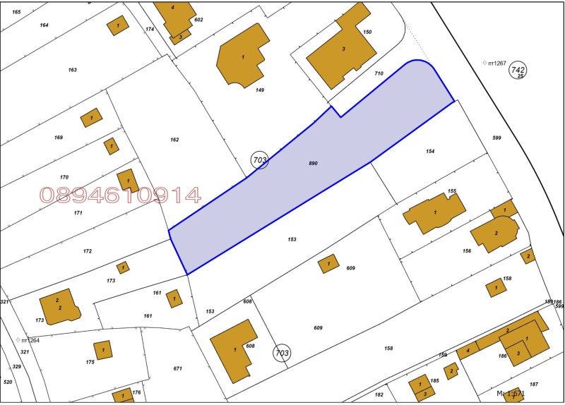 Продава  Парцел град Хасково , в.з. Хасково , 1573 кв.м | 83670431 - изображение [2]