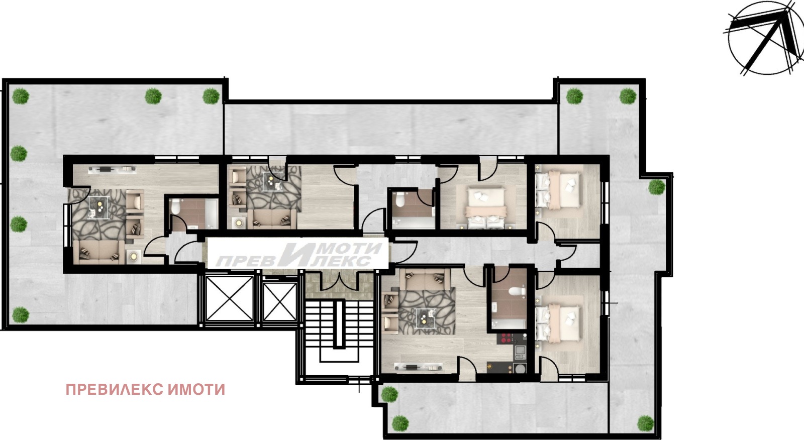 Продава МНОГОСТАЕН, гр. Пловдив, Тракия
