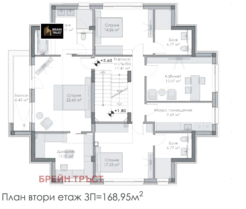 Продава КЪЩА, гр. София, гр. Банкя, снимка 16 - Къщи - 55277531