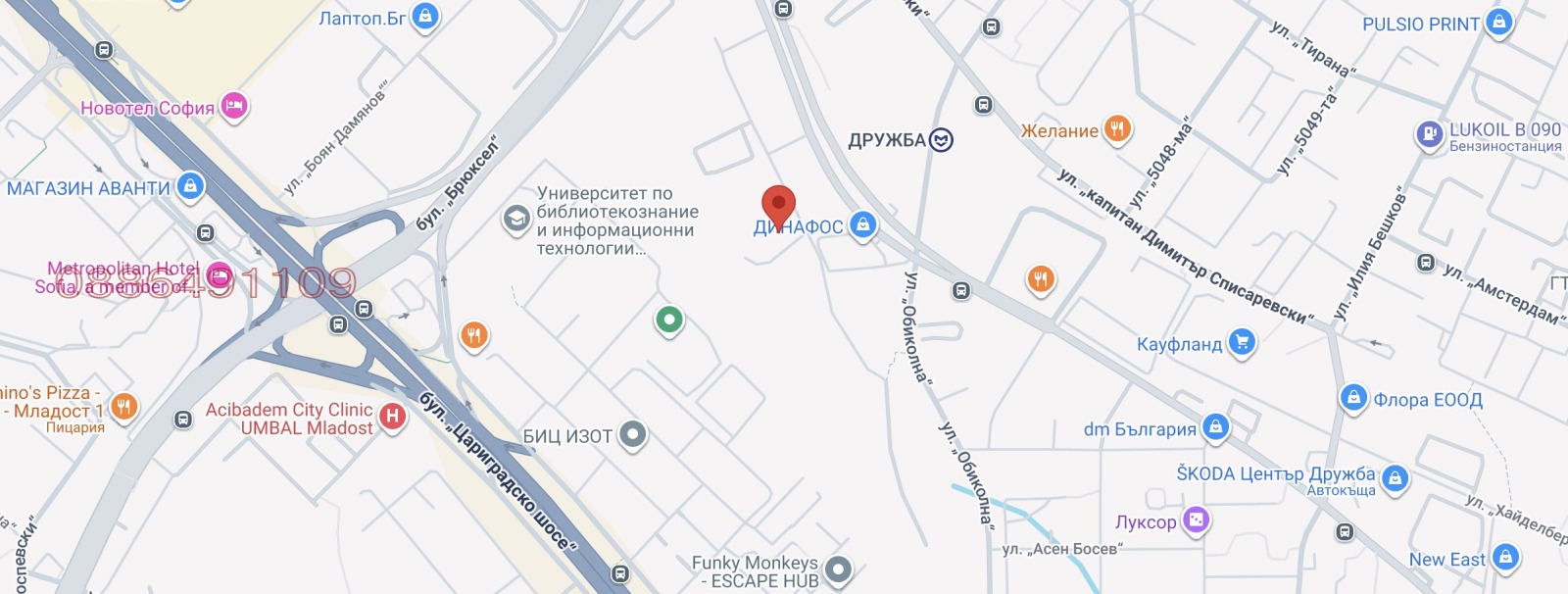 Продава ГАРАЖ, ПАРКОМЯСТО, гр. София, Дружба 2, снимка 7 - Гаражи и паркоместа - 54125394