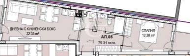 Zu verkaufen  1 Schlafzimmer Sofia , Krastowa wada , 75 qm | 80737845