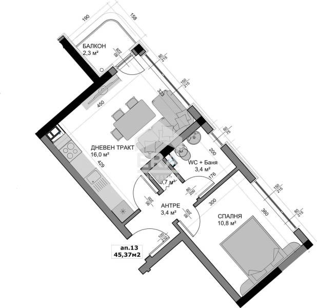 For Sale  1 bedroom Varna , Vladislav Varnenchik 1 , 52 sq.m | 63906805 - image [11]