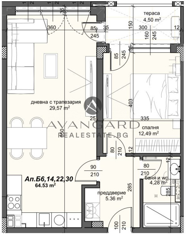 Продава 2-СТАЕН, гр. Пловдив, Тракия, снимка 2 - Апартаменти - 54255472