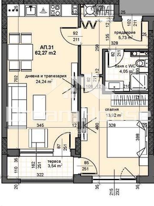Продава 2-СТАЕН, гр. Пловдив, Тракия, снимка 11 - Апартаменти - 55797927