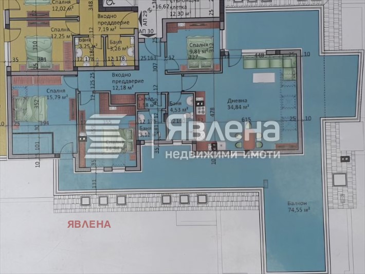 Продава 4-СТАЕН, гр. София, Люлин - център, снимка 2 - Апартаменти - 54059219