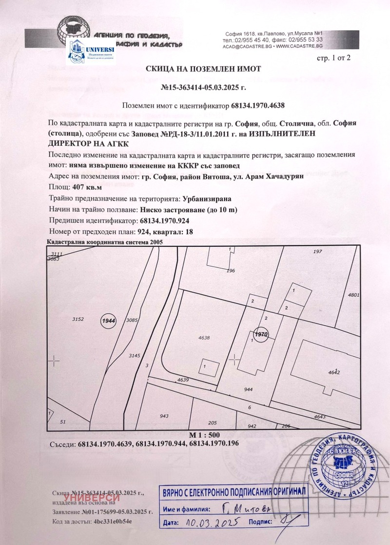 Til salg  Hus Sofia , v.z.Kinotsentara 3 chast , 60 kvm | 14761282 - billede [14]