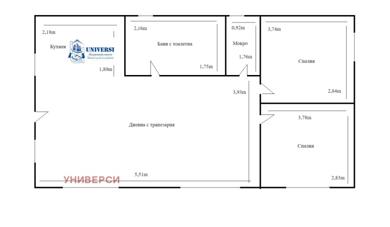Til salg  Hus Sofia , v.z.Kinotsentara 3 chast , 60 kvm | 14761282 - billede [13]