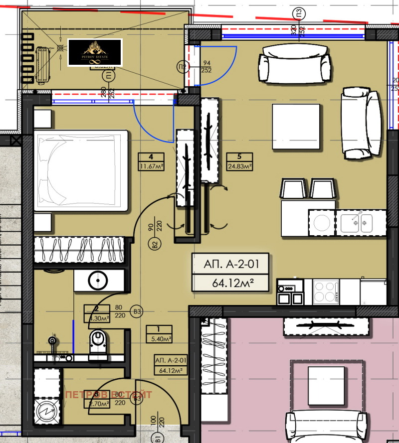 Продава 2-СТАЕН в област Пазарджик, гр. Велинград - 74 кв.м / 73 500 € » 143 753.51 лв., ПЕТРОВ ЕСТЕЙТ