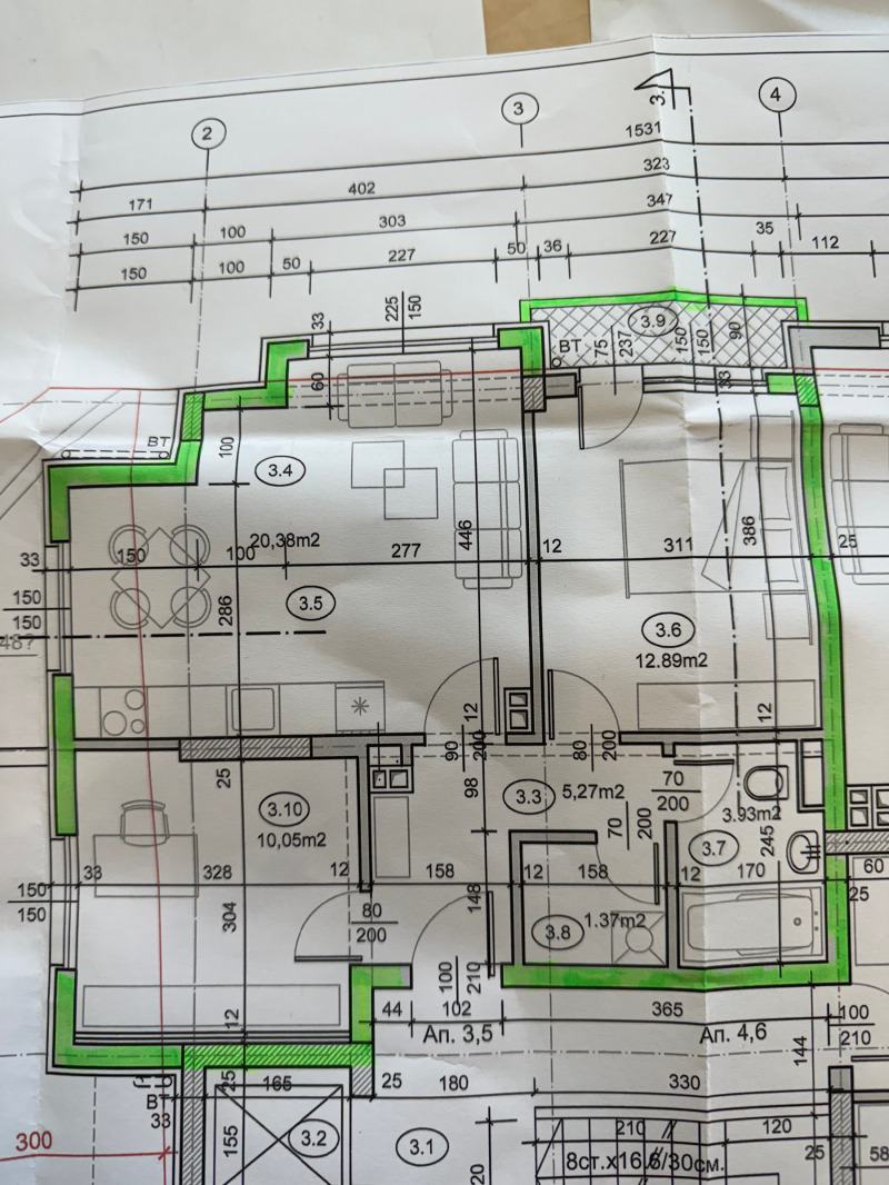 Продава 3-СТАЕН в град София, Център - 87 кв.м / 240 000 € » 469 399.20 лв., ЕКСПЕРТ СТРОЙ