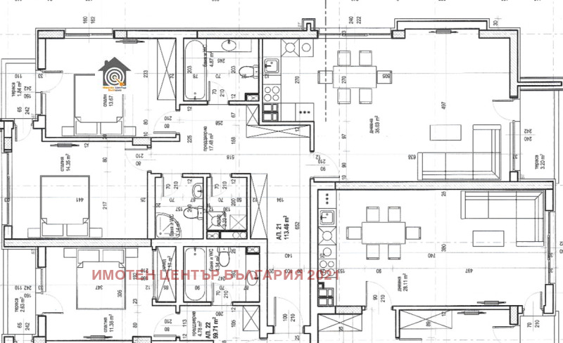 Продава 3-СТАЕН, гр. София, Малинова долина, снимка 1 - Aпартаменти - 48770108