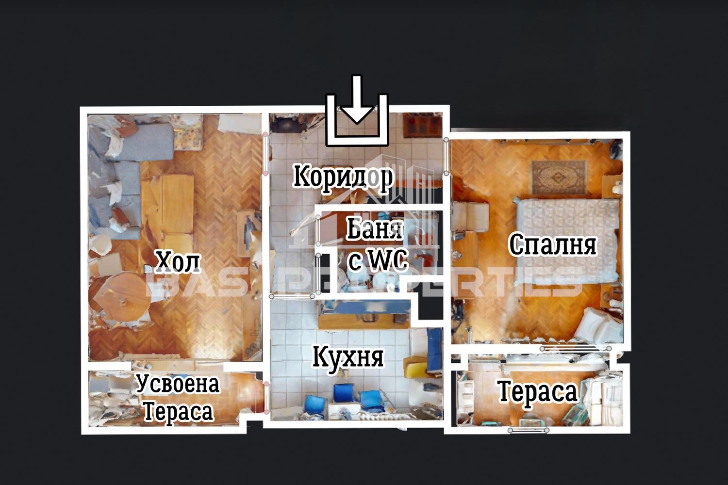 Продава 2-СТАЕН, гр. София, Мусагеница, снимка 2 - Апартаменти - 56718784
