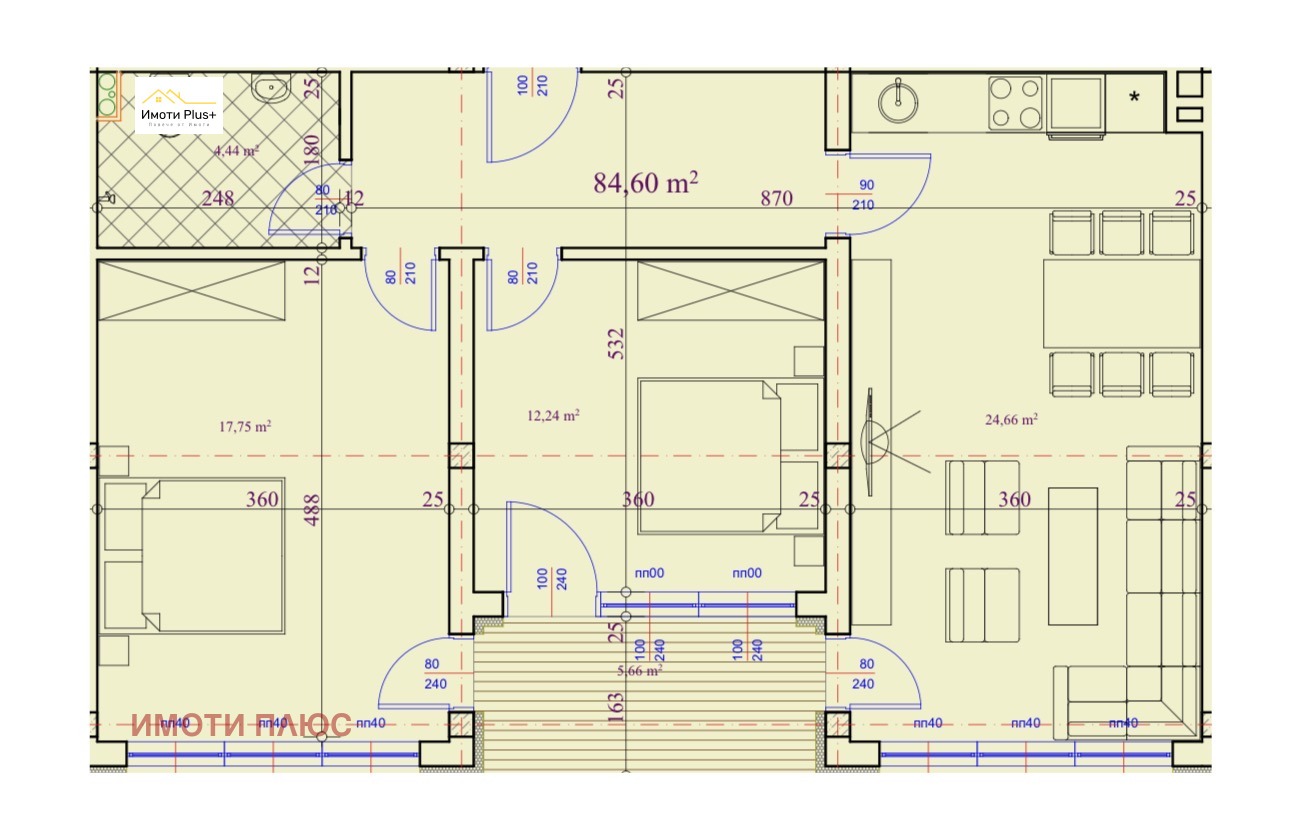 Продава 3-СТАЕН, гр. Пазарджик, Окръжна болница, снимка 3 - Апартаменти - 55788069