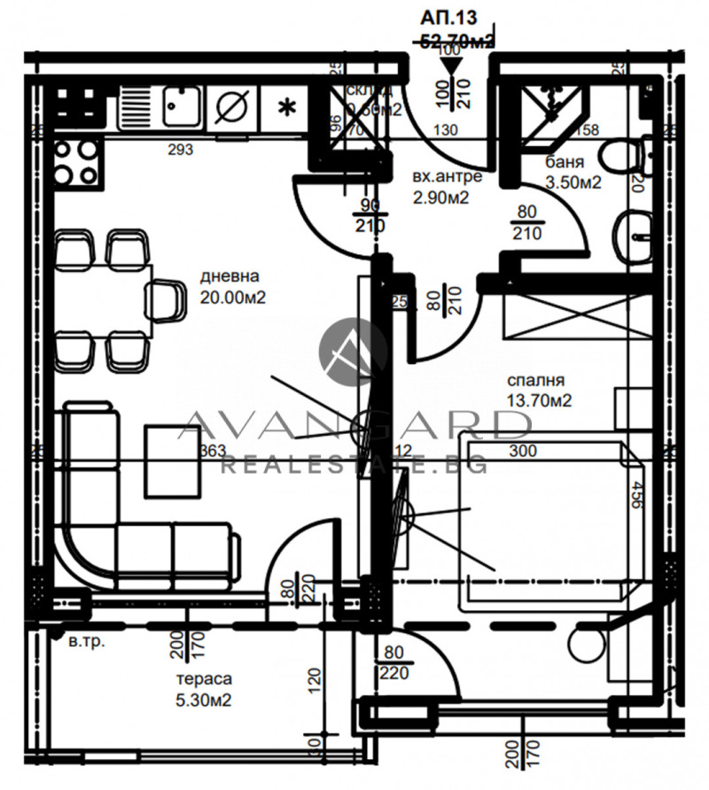 À venda  1 quarto Plovdiv , Kiutchuk Parij , 61 m² | 80686676 - imagem [4]