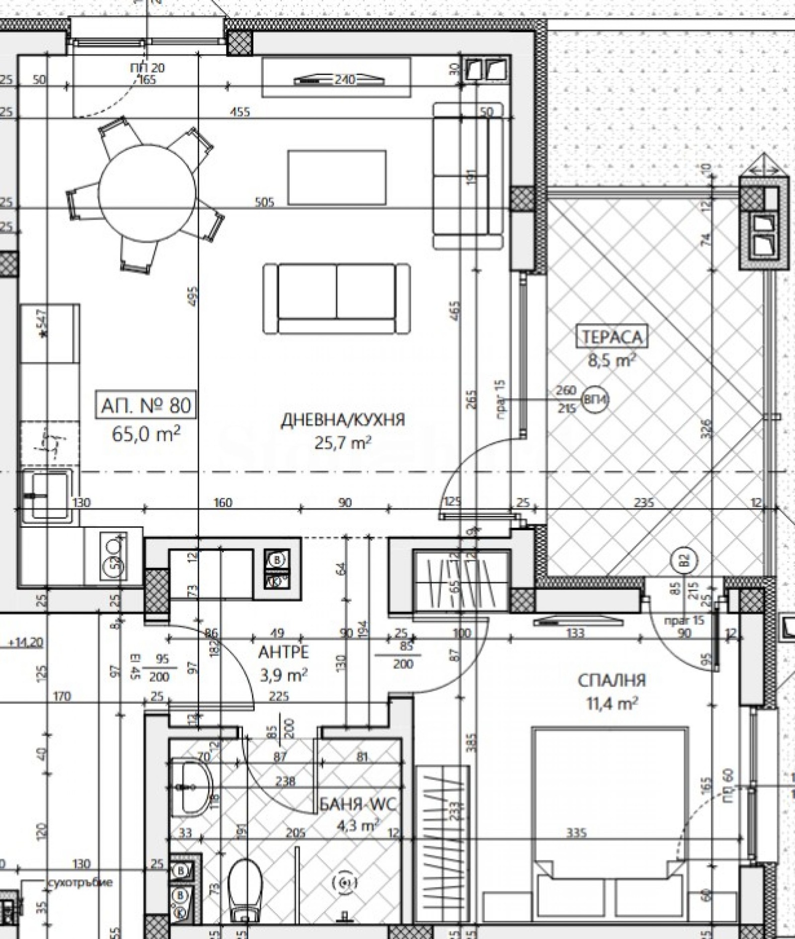 Продава 2-СТАЕН, гр. Несебър, област Бургас, снимка 2 - Апартаменти - 51592027