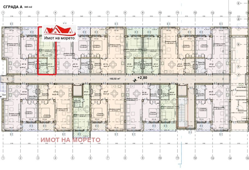 Na prodej  Studio oblast Burgas , Kiten , 37 m2 | 17263898 - obraz [5]