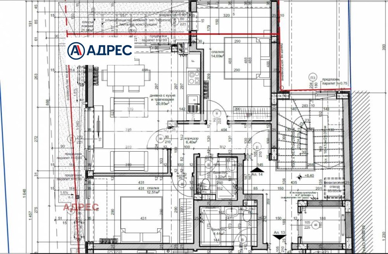 Til salgs  2 soverom Varna , Briz , 103 kvm | 22900594 - bilde [4]