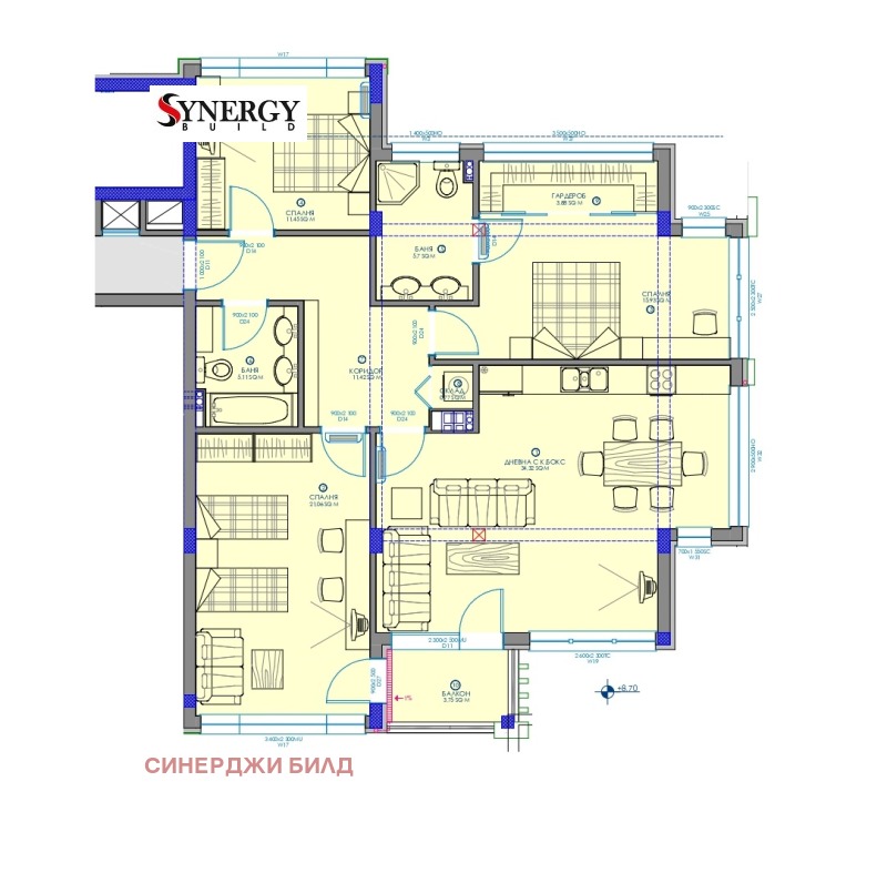 De vânzare  3 dormitoare Sofia , Manastirsci livadi , 153 mp | 44770249 - imagine [2]