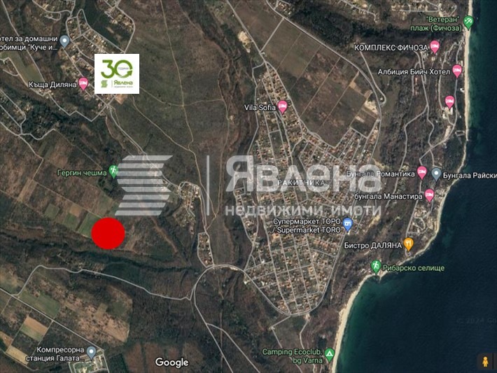 Продава ПАРЦЕЛ, гр. Варна, м-т Боровец - юг