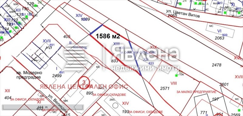 Продава ПАРЦЕЛ, гр. София, Захарна фабрика