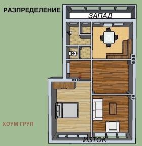 2 bedroom Tsentar, Sofia 3